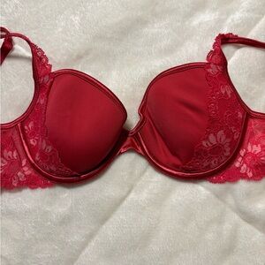 Victoria’s Secret Angel Red Lace Bra36A #4